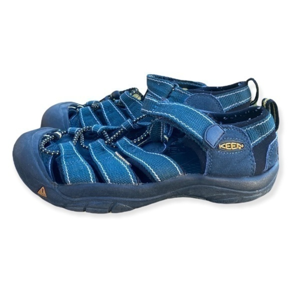 Keen Pin On Cute Orthopedic Shoes Waterproof unisex blue